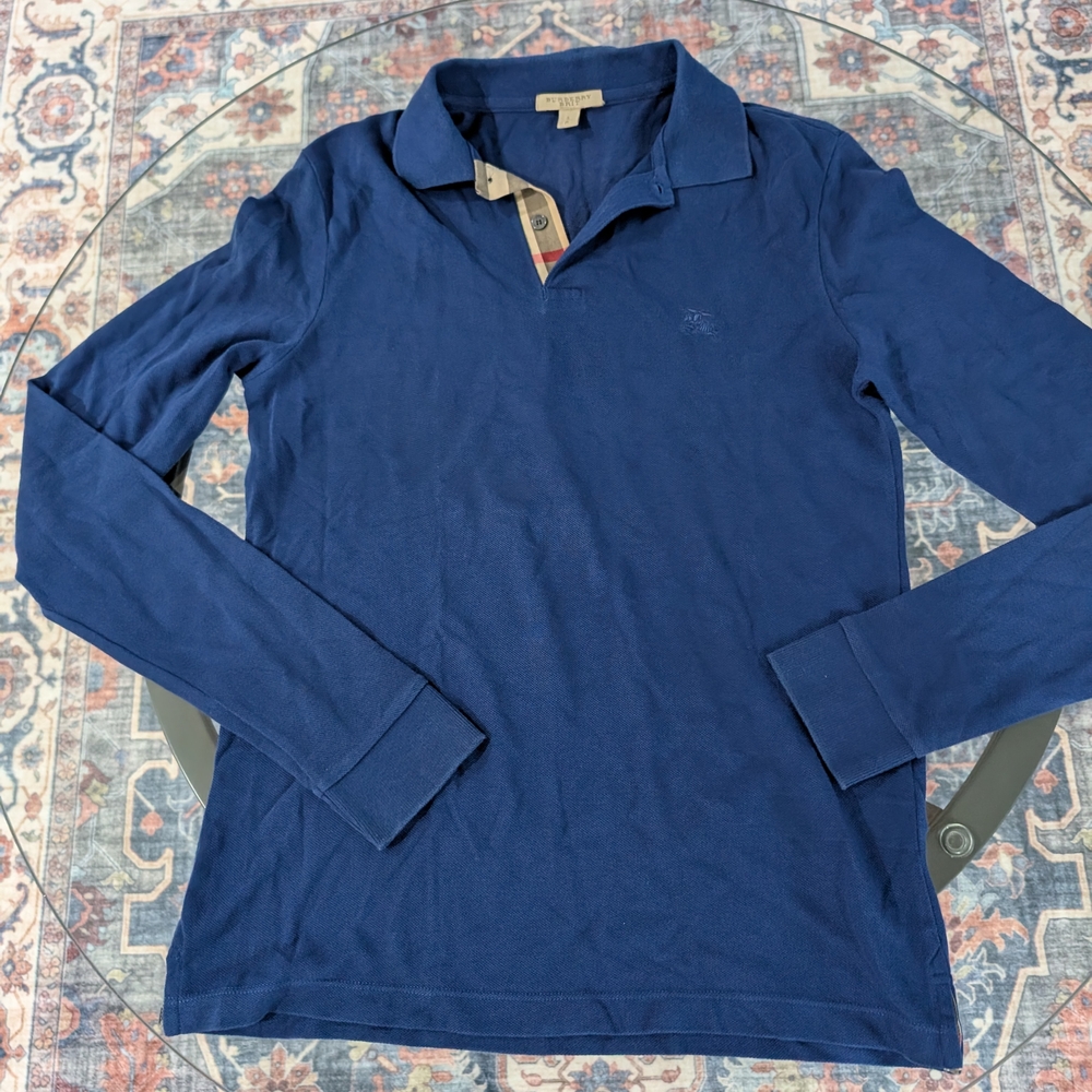 Burberry Blue Long Sleeve Shirt - Picture 2 of 10
